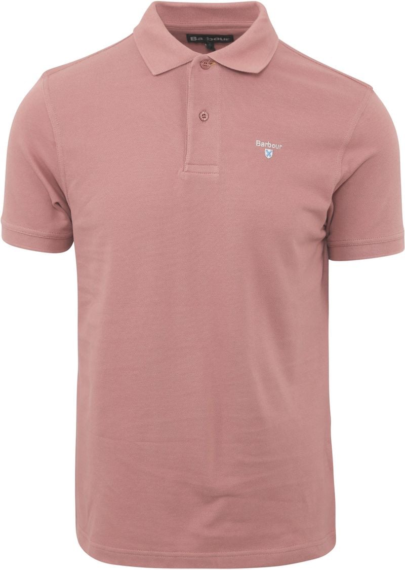 Barbour Pique Poloshirt Rosa - Größe L von Barbour