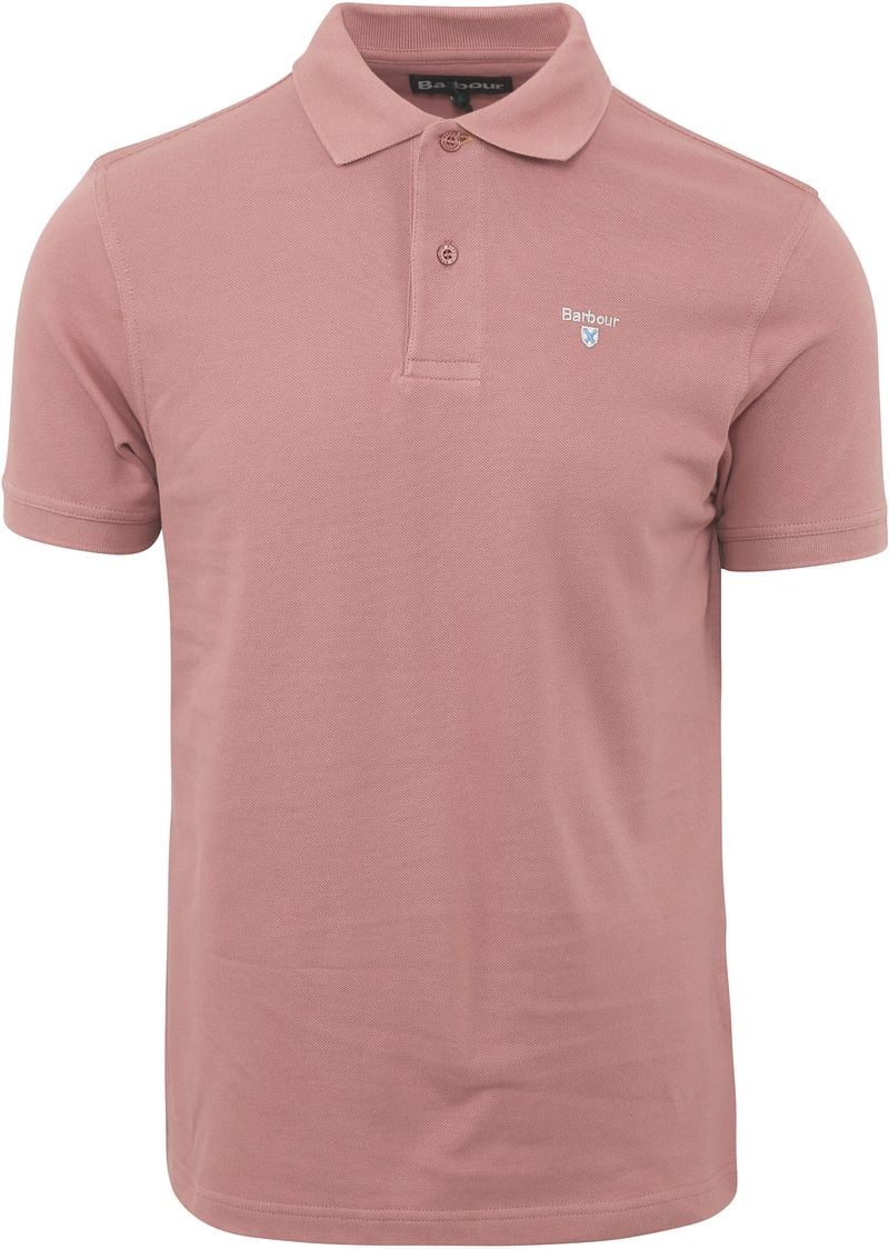 Barbour Pique Poloshirt Rosa - Größe XL von Barbour