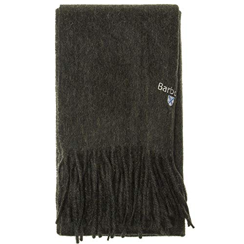 Barbour Plain Lambswool Scarf One Size Seaweed von Barbour