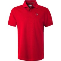 Barbour Herren Polo-Shirt rot Baumwoll-Piqué von Barbour