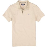 Barbour Herren Polo-Shirt beige Baumwoll-Piqué von Barbour