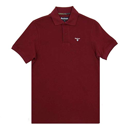 Barbour Poloshirt Midlayers für Herren, Ruby, XXL von Barbour