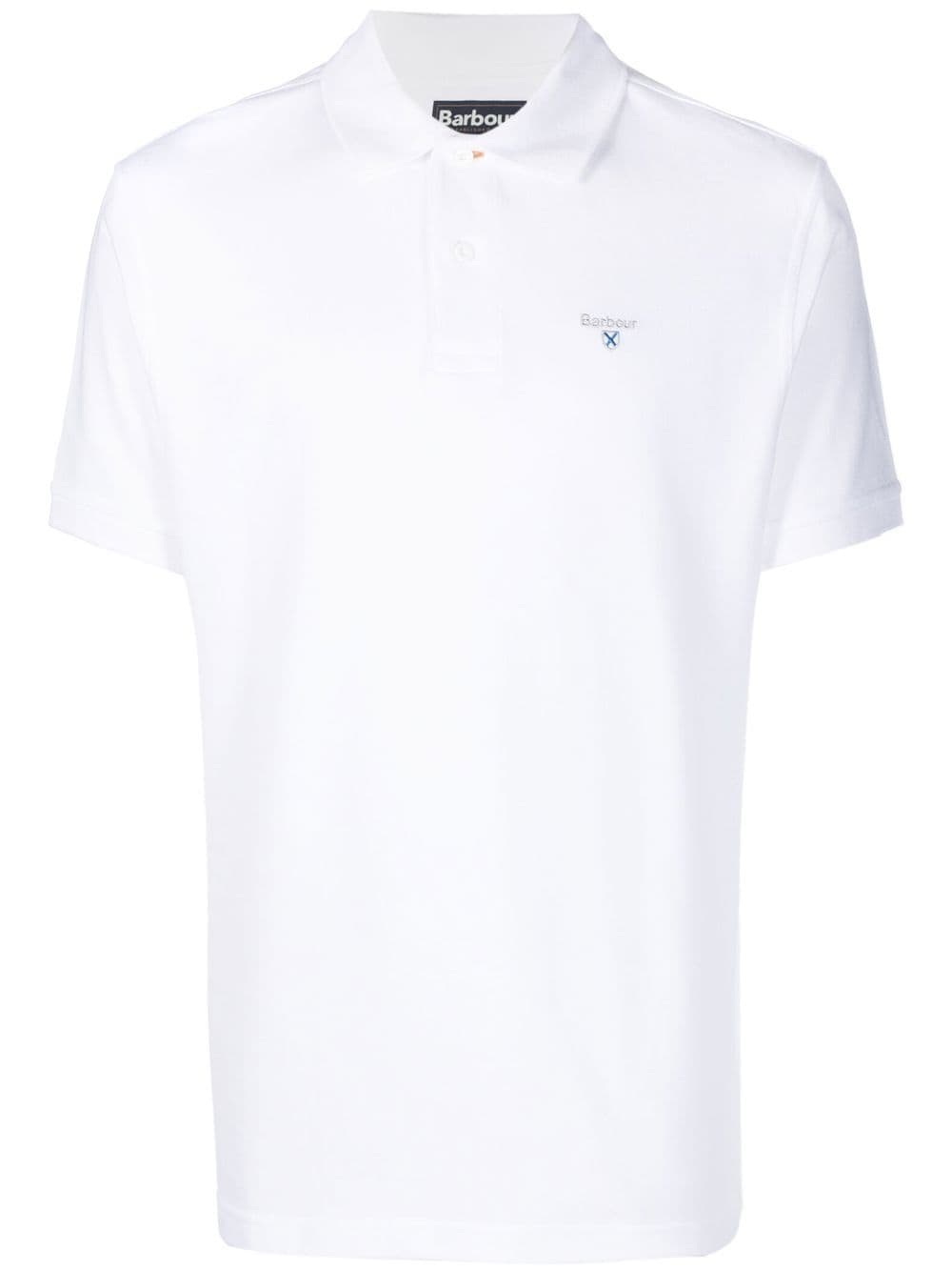 Barbour Poloshirt mit Logo-Stickerei - Weiß von Barbour