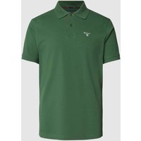 Barbour Poloshirt mit kurzer Knopfleiste in Oliv, Größe S von Barbour