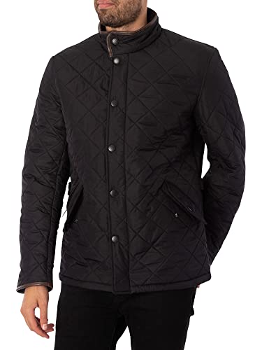 Barbour Powell Herren-Steppjacke MQU0281, Herren, MQU0281NY71, Marineblau (NAVY/Ny71), XXL von Barbour