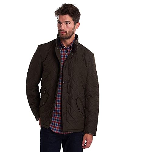 Barbour Powell Herren-Steppjacke MQU0281, Steppjacke, MQU0281OL51, Grün, MQU0281OL51 Large von Barbour