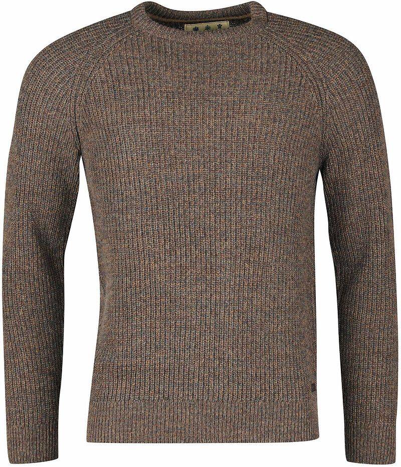 Barbour Pullover Lambswool Knitted Braun - Größe XL von Barbour
