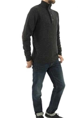 Barbour Pullover Wolle Grün Dunkelgrau - Grösse XL - Herren - Bekleidung - Regular-fit von Barbour