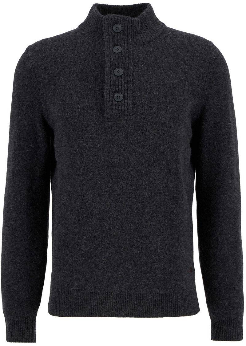 Barbour Pullover Wolle Grün Dunkelgrau - Größe XL von Barbour