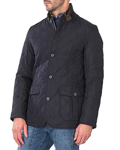 Barbour Quilted Lutz Mens Jacket Navy M von Barbour