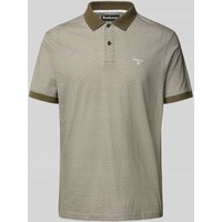 Barbour Regular Fit Poloshirt mit Label-Stitching Modell 'Shell' in Gruen, Größe XL von Barbour