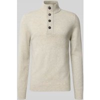 Barbour Regular Fit Troyer aus reiner Wolle in Offwhite, Größe M von Barbour