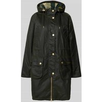 Barbour Regular Fit Wachsmantel aus reiner Baumwolle Modell 'MARCY' in Oliv, Größe 38 von Barbour