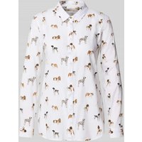 Barbour Relaxed Fit Langarmbluse aus Baumwoll-Mix Modell 'SAFARI' in Weiss, Größe 42 von Barbour