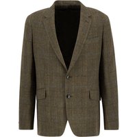 Barbour Sakko aus Moon-Tweed mit Glencheck-Muster, Regular Fit in 56 von Barbour