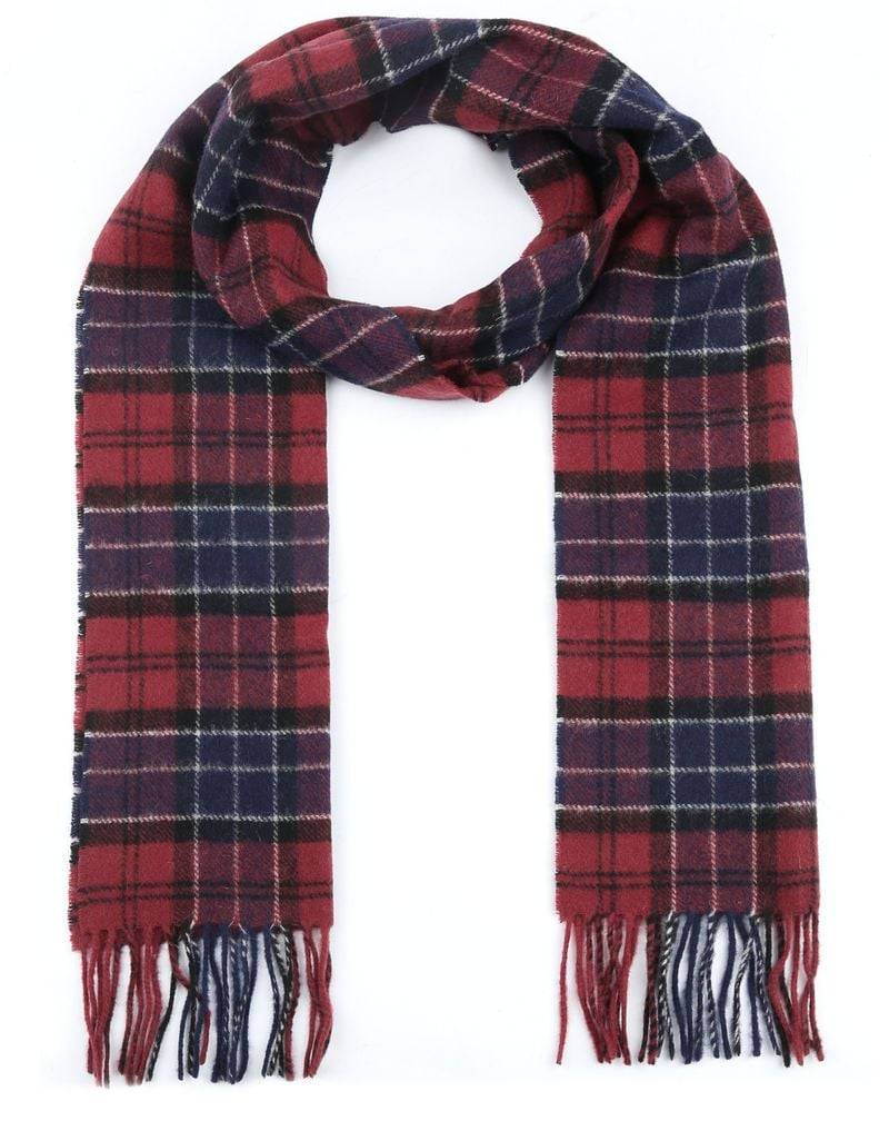 Barbour Schal Tartan Woolmix Bordeaux - von Barbour