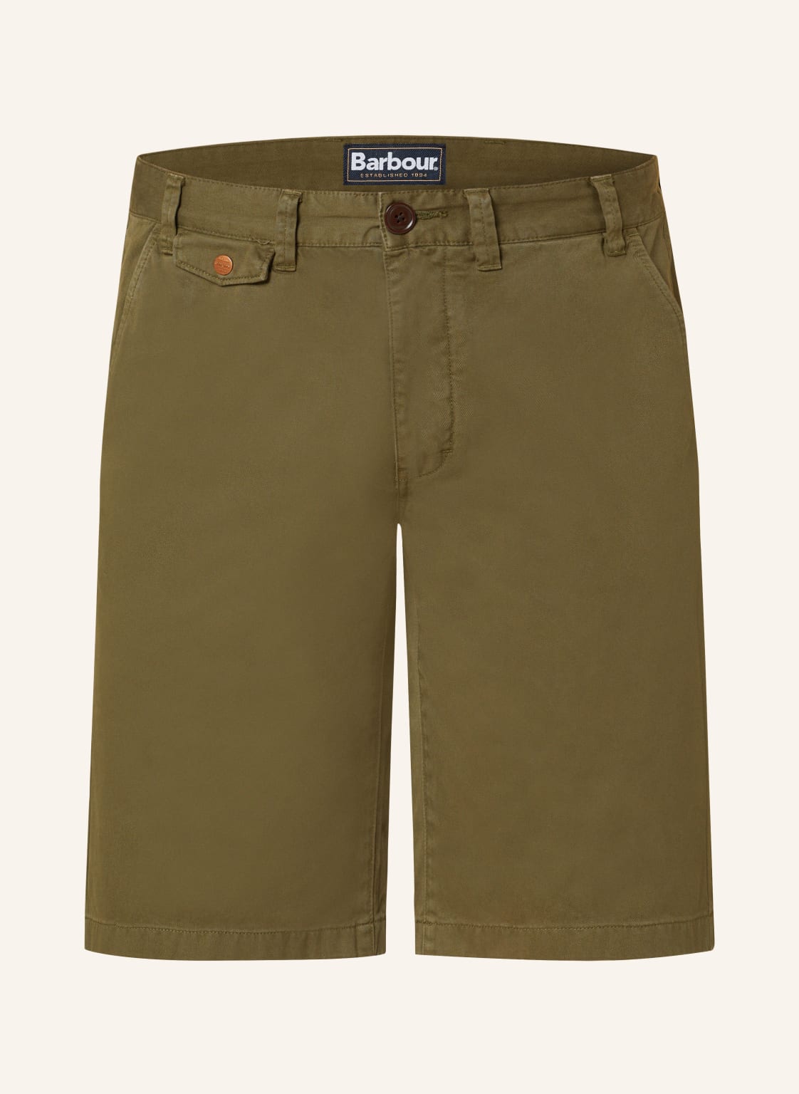 Barbour Shorts Neuston Regular Fit gruen von Barbour