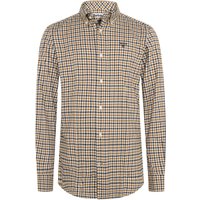 Barbour Softes Flanellhemd Finkle mit Vichykaromuster, Tailored Fit in M von Barbour