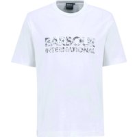 Barbour Softes T-Shirt mit Label-Schriftzug, Relaxed Fit in L von Barbour