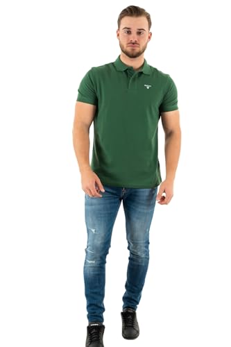 Barbour Sports Mens Polo Racing Green XL von Barbour