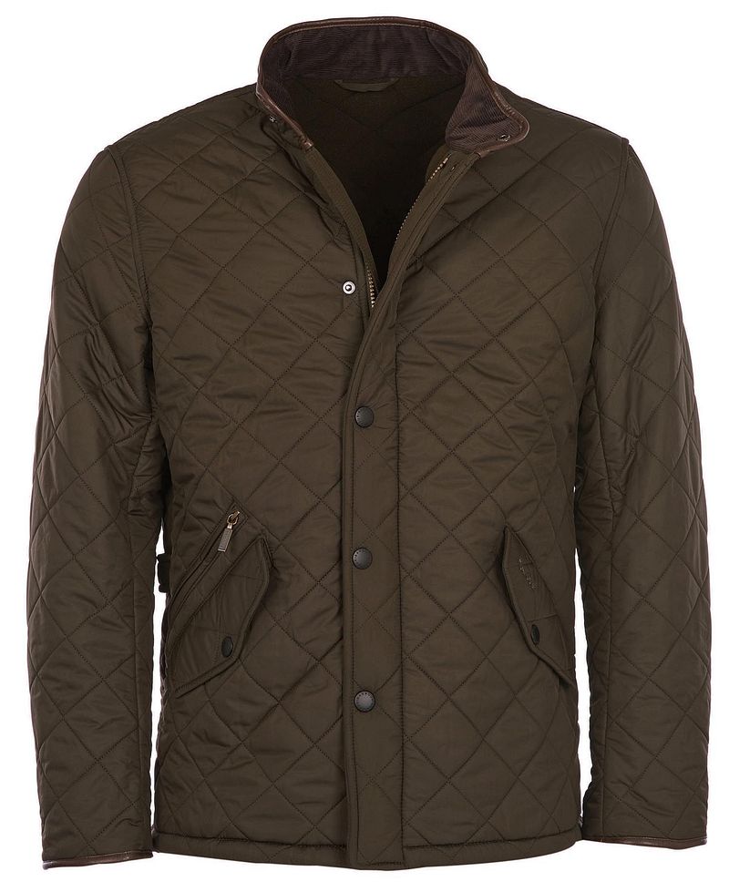 Barbour Steppjacke Powell Olivgrün - Größe 3XL von Barbour
