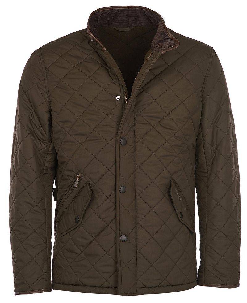 Barbour Steppjacke Powell Olivgrün - Größe 3XL von Barbour