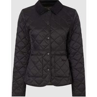 Barbour Steppjacke mit Cordkragen Modell 'Deveron' in Black, Größe 38 von Barbour