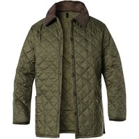 Barbour Herren Steppjacke grün unifarben von Barbour