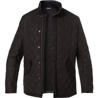 Barbour Herren Steppjacke schwarz Mikrofaser unifarben von Barbour