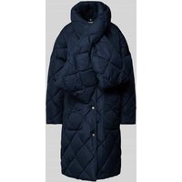 Barbour Steppmantel mit Label-Stitching Modell 'Brigitte' in Marine, Größe 36 von Barbour