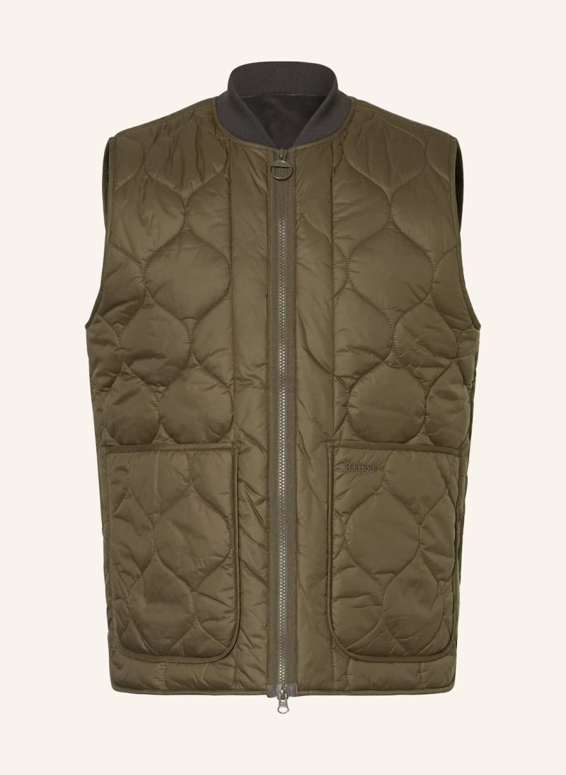 Barbour Steppweste Liddesdale gruen von Barbour