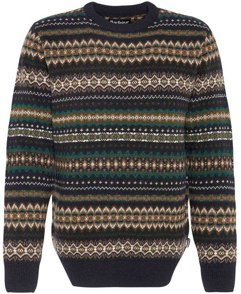 Barbour Strickpullover Rundhalspullover Case Fair Isle von Barbour