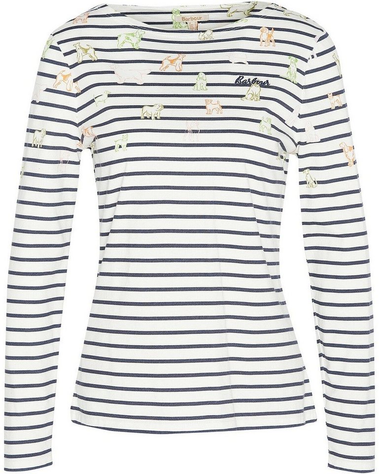 Barbour Sweater Streifenshirt Bradley Print Top von Barbour