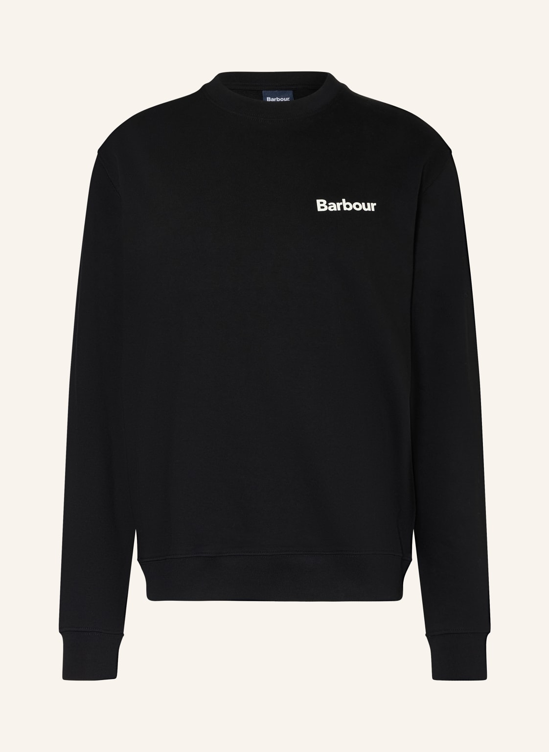 Barbour Sweatshirt Firbank schwarz von Barbour