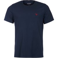 Barbour T-Shirt, Rundhals, Tartan-Stickerei, einfarbig in L von Barbour