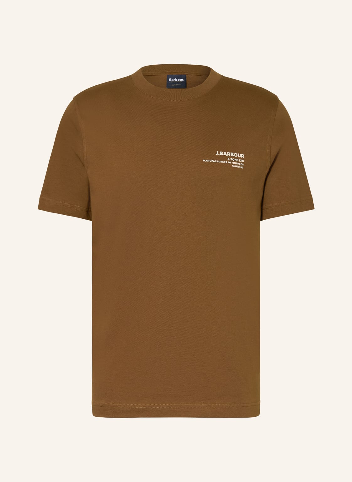 Barbour T-Shirt Parkend braun von Barbour