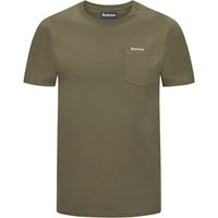 Barbour T-Shirt aus Baumwolle mit Brusttasche und Label-Schriftzug in L Barbour T-Shirt aus Baumwolle mit Brusttasche und Label-Schriftzug in L von Barbour