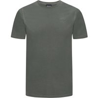 Barbour T-Shirt in melierter Optik, Tailored Fit in XXL Barbour T-Shirt in melierter Optik, Tailored Fit in XXL von Barbour
