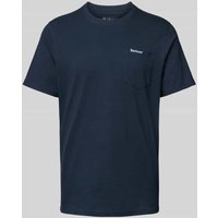 Barbour T-Shirt mit Brusttasche Modell 'Langdon' in Bleu, Größe XXL von Barbour