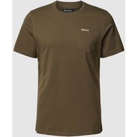 Barbour T-Shirt mit Brusttasche Modell 'Langdon' in Oliv, Größe XXL von Barbour