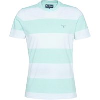 Barbour T-Shirt mit Logo-Stickerei und Blockstreifen in L Barbour T-Shirt mit Logo-Stickerei und Blockstreifen in L von Barbour