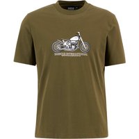 Barbour T-Shirt mit Motorrad-Print, Relaxed Fit in XL von Barbour
