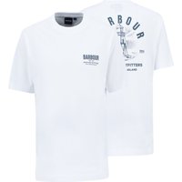 Barbour T-Shirt mit beidseitigem Print, Relaxed Fit in XL von Barbour