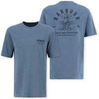 Barbour T-Shirt mit beidseitigem Print, Relaxed Fit in XXL von Barbour