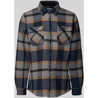 Barbour Comfort Fit Freizeithemd mit Brusttaschen Modell 'Rhobell' in Hellgrau, Größe XXL von Barbour