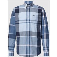 Barbour Tailored Fit Freizeithemd mit Button-Down-Kragen Modell 'HARRIS' in Bleu, Größe S von Barbour