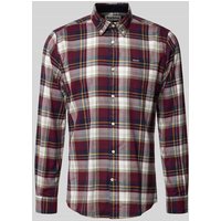 Barbour Tailored Fit Freizeithemd mit Button-Down-Kragen in Rot, Größe S von Barbour
