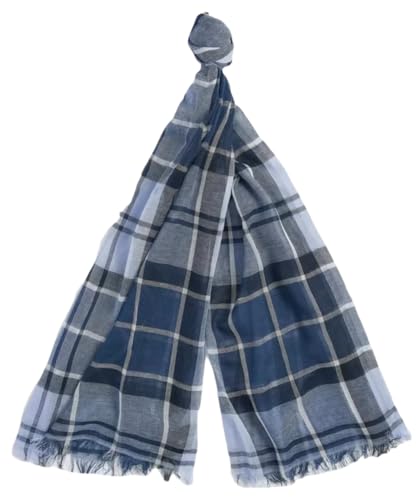 Barbour USC0315-TN22 Welton Tartan Summer Scarf CLASSIC BERWICK BLUE TARTAN von Barbour