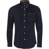 Barbour Unifarbenes Cordhemd mit Brusttasche, Tailored Fit in M von Barbour