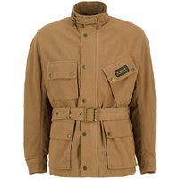 Barbour Wachs-Fieldjacket A7 Pacemaster mit Cordbesatz am Kragen in M von Barbour